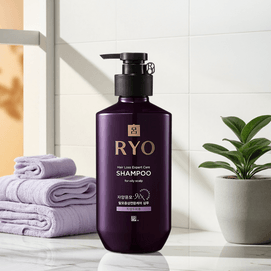 韩国RYO吕 紫色滋养韧发密集滋养洗发水 紫吕 400ml 适合油性发质 新老版本随机发送