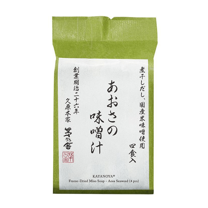 【일본 직배송】 카야노야 청각 된장국 4인분