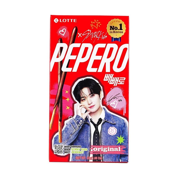 PEPERO Chocolate Biscuit Stick Classic Original Flavor 1.65 oz【Stray Kids Pick】【Packing May Vary】