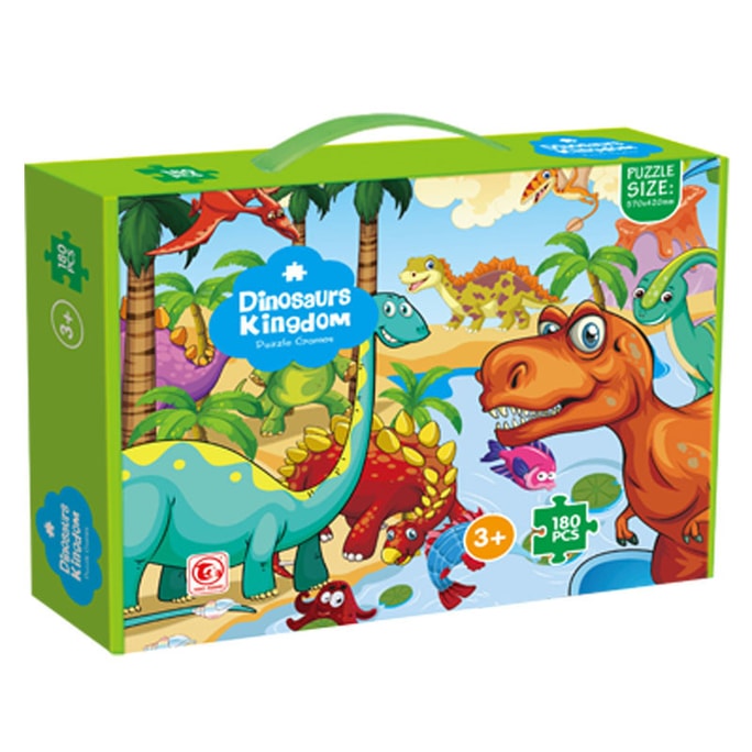 Children's Puzzles 2 To 6 Years Old Toys Puzzles Birthday Gifts Dinosaur Kingdom