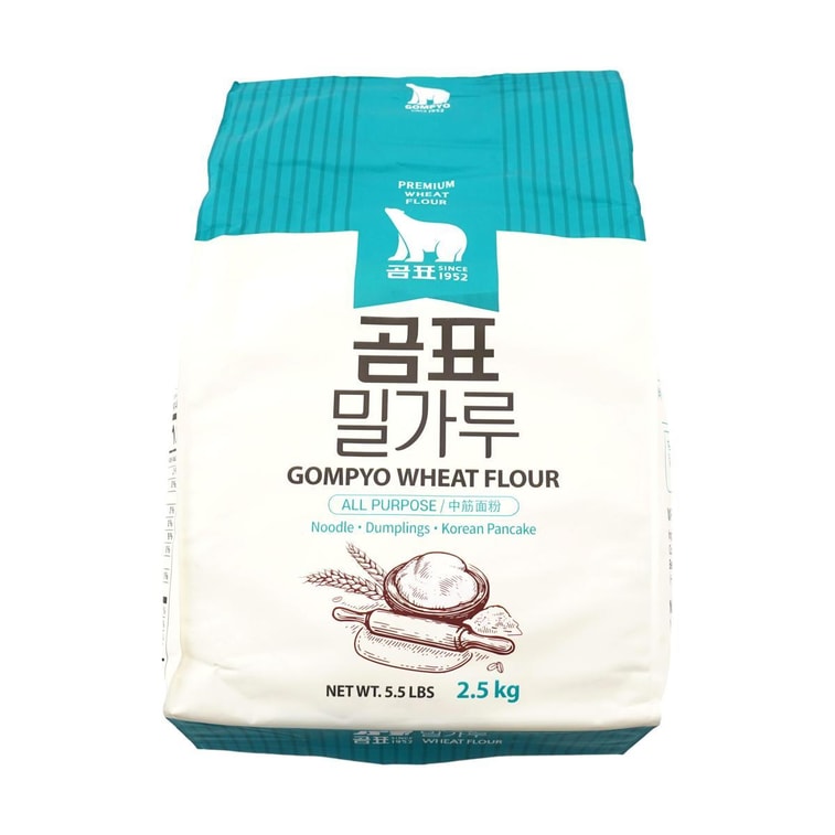 Korean Premium Wheat Flour - All-purpose , 88.18 oz【Packaging May Vary】 3