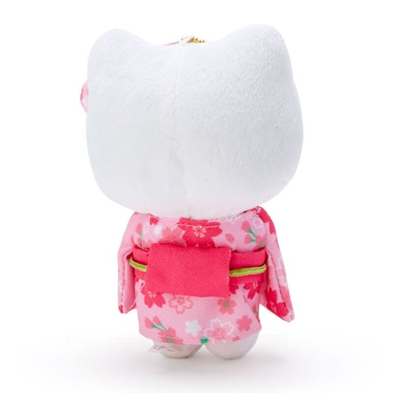 日本 SANRIO 人氣限定 粉紅 櫻花與服hellokitty 掛件鑰匙圈 1個