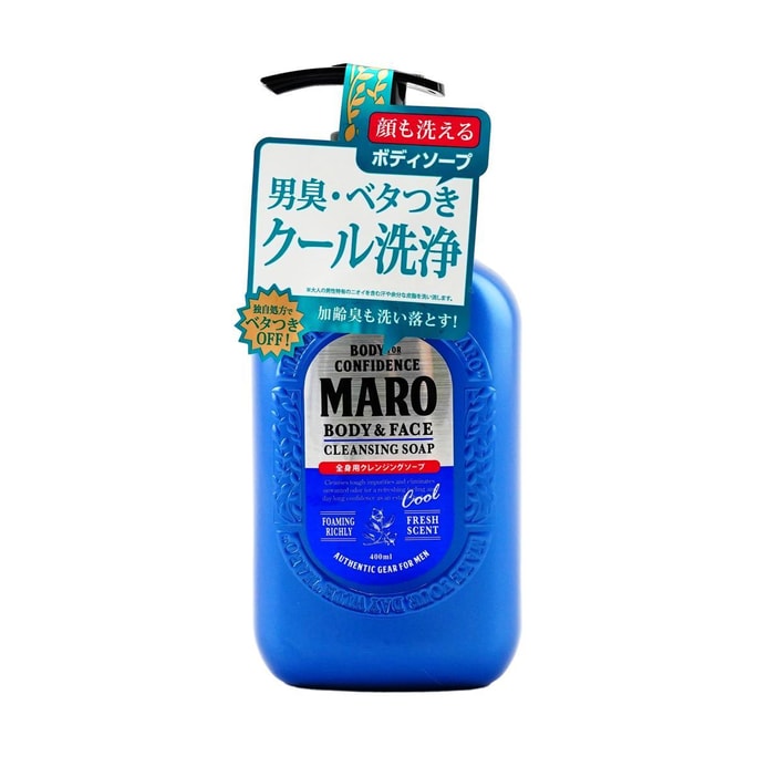Body & Face Cleansing Soap Cool Type, 400ml