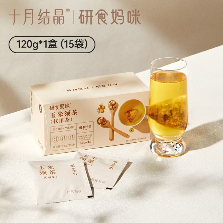 October Crystal Grinding Mommy Corn Silk Tea is suitable for expectant mothers to enjoy at all stages. It is a light burden and comes in a 1-piece package 4