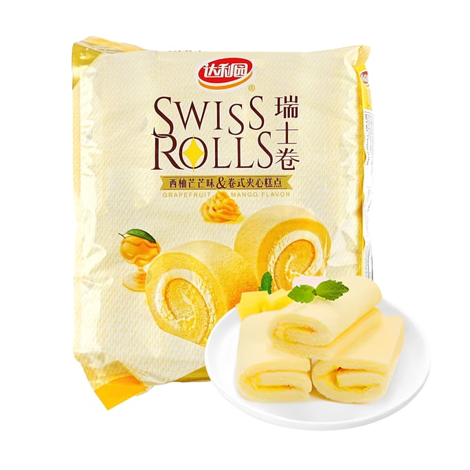  Swiss Roll with Grapefruit Mango Flavor,7.61 oz