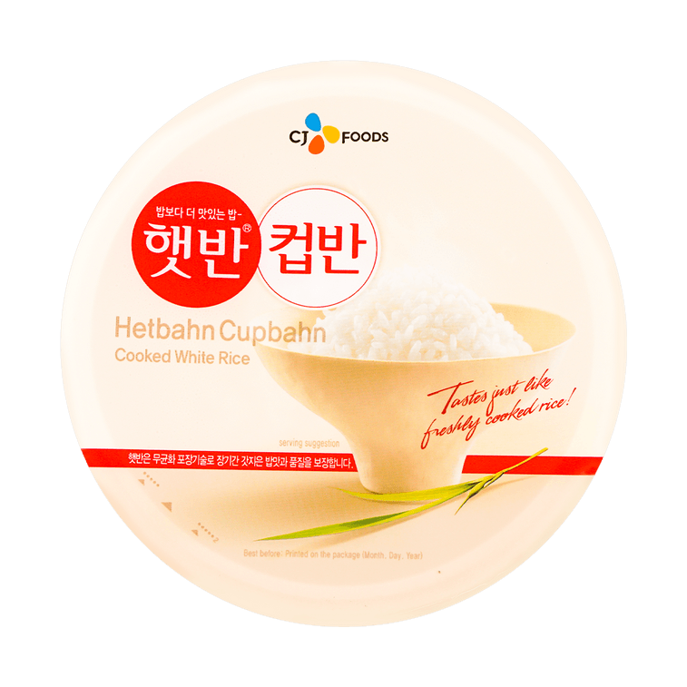 Cooked White Rice With Seaweed Soup Mix, Big Bowl, 5.82 oz 10