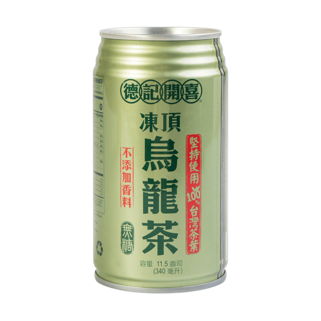 商品详情 - 台湾德记开喜 冻顶乌龙茶 无糖 340ml - image  0