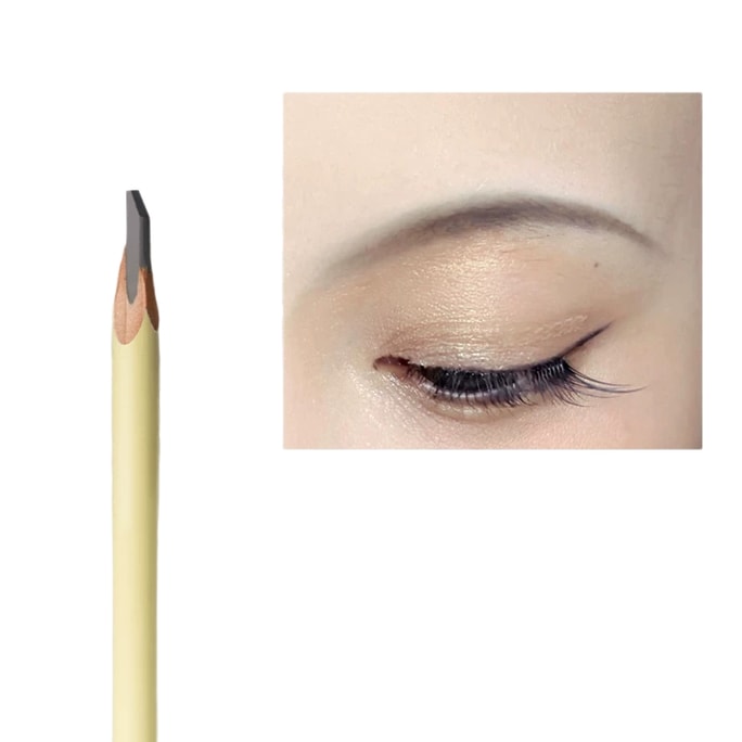 Eyebrow Pencil Misty Eyebrow Powder Pencil 2.8g Oil-Enhancing Eyebrow Pencil · Natural Misty Brows · Beginner-Friendly Light Shade 02 Cool Moss Brown, One Piece