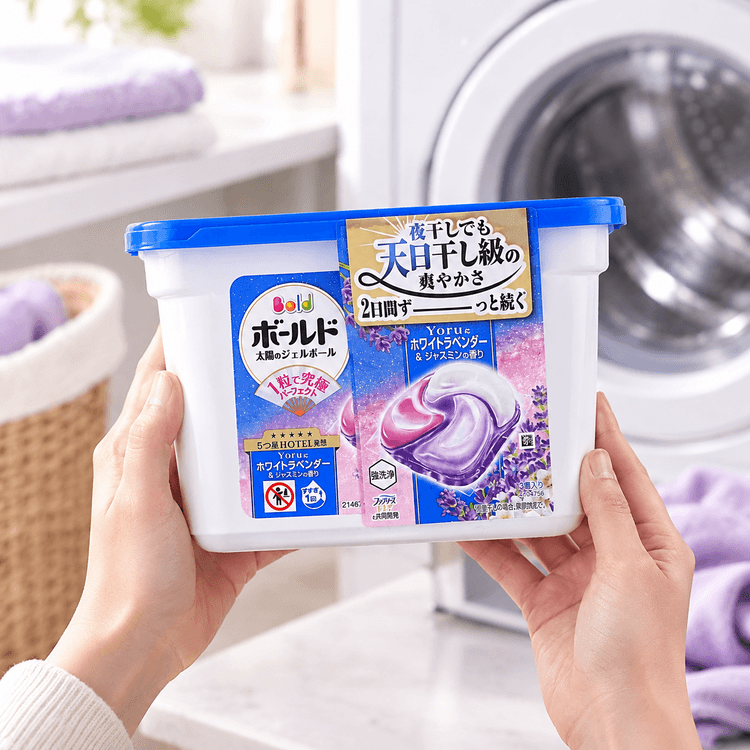 P&G BOLD 4D 洗濯洗剤ポッド #ホワイトラベンダー＆ジャスミン 13個