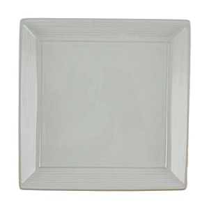 한국 오덴세 아틀리에 코럴 그레이 사각 접시 9.5x9.5x1.2인치