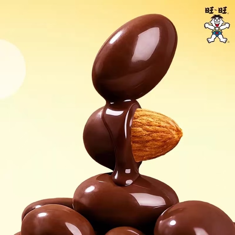 Want Want 台湾の魅惑のナッツ アーモンドチョコレートカシューナッツ - おいしいスナック (80g x 1袋) [大粒ナッツ、口の中でとろける] [シルキーでクリスピー] 5