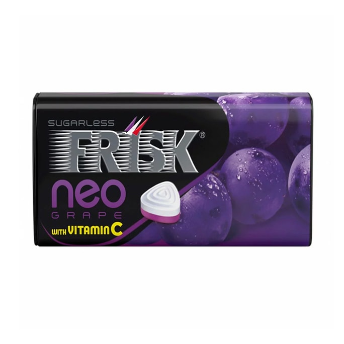 FRISK Neo Fresh Breath Large Candy Grape Flavor 35g