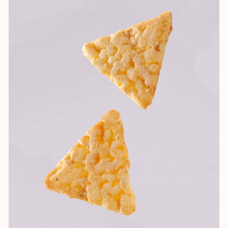 [중국 직배송] 미디안 두꺼운 치즈 콘칩, 무설탕, 고식이섬유 함유, 튀기지 않아 가볍고 간편함, 40g*3팩 [진한 우유 맛, 바삭한 식감] 5