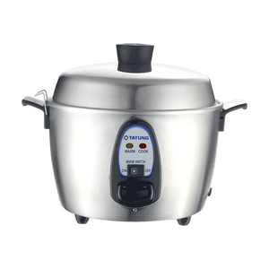 台灣TATUNG大同 家用多功能電鍋電鍋 不鏽鋼飯煲 隔水加熱 蒸煮燉滷 TAC-06KN(UL) 6杯米 台灣家家必備【隔水加熱蒸飯燉煮】