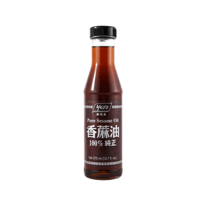 杨协成 100%纯正香麻油 芝麻油香油 大瓶 375ml【凉拌炒菜】