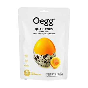 Oegg零蛋 鹌鹑蛋 盐焗味 100g【营养早餐搭配】