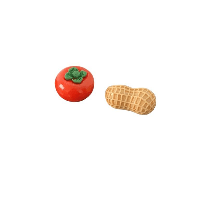 Good Persimmon Peanut Display Screen Creative Accessory Computer Screen Decoration Small Object 5cm * 1 Piece