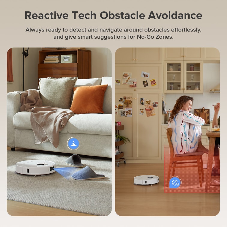 CQV 35A Robot Vacuum and Mop 8000Pa Powerful Suction Self Emptying & Refilling  5