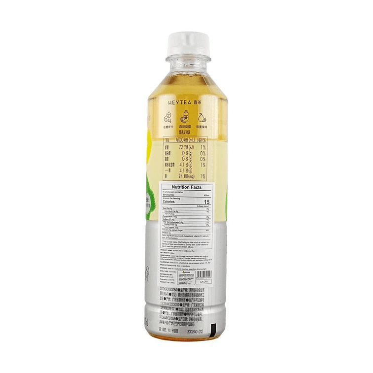 喜茶 輕果茶 果香茶飲料 柚柚鐵觀音烏龍茶 450ml【低糖低卡零脂】 13