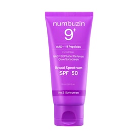 No.9 NAD+ BIO Super Defense Glow Sunscreen, SPF50+ PA++++, 1.69 fl oz【Dewy Glow Anti-Aging】