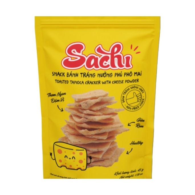 Vietnamese Cheese Crackers Natural Taste 45g