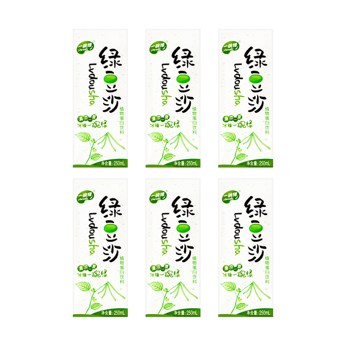 【Value Pack】Sweet Mung Bean Drink, 8.45fl oz*6