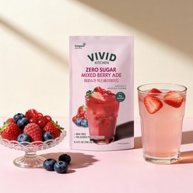 韩国DONGWON东远 VIVID KITCHEN 无糖混合莓果汁饮料 190ml【0糖0卡0脂】【小红书爆款】【便利店同款】