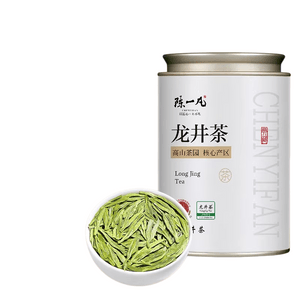 [중국 직배송] 천이판 프리미엄 룽징차, 세계 4대 녹차 중 하나, 신차, 청명절 전 시기, 100g/캔