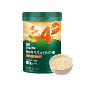 Baby Supplement Congee Infant Fast-flush Porridge Nutritious Rice Porridge Carrots Shrimp Corn Spinach Flavor 218g/jar