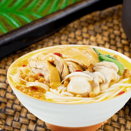 Yunnan Crossing-the-bridge Rice Noodles,  Matsutake Mushroom Chicken Soup Flavor, 10.59oz 【Yunnan Specialty】