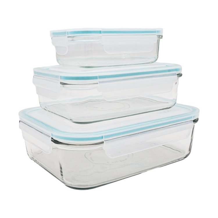 NEOFLAM Cloc Glass 21oz Rectangular Food Storage, Emerald - Fresh Lock -  Yamibuy.com