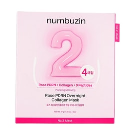 No.2 Rose PDRN Overnight Collagen Mask 4ea