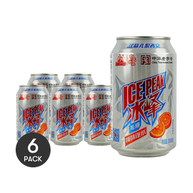 0 Sugar Orange Soda , 11.15 fl oz *6【6 Packs】