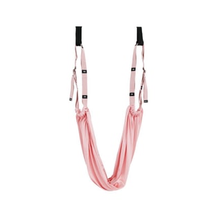Aerial Yoga Strap Home Fitness Equipment Inversion Strap Door Mounted Stretch Band Yoga Hammock Pink 1 Piece