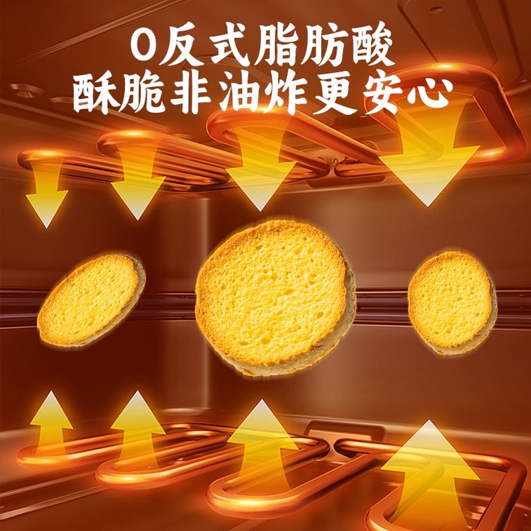 【中国直送】三観六松バタークリスピートーストビスケット 218g/箱 個包装のクリスピートーストスライスが14枚入っています。オフィスのおやつに最適です。 3