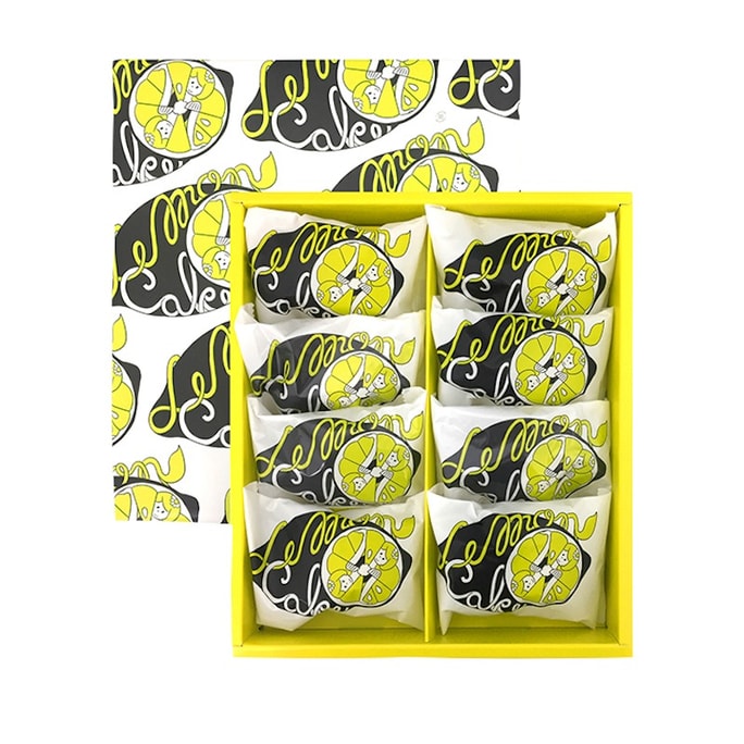 Raw Lemon Cake 8 pcs