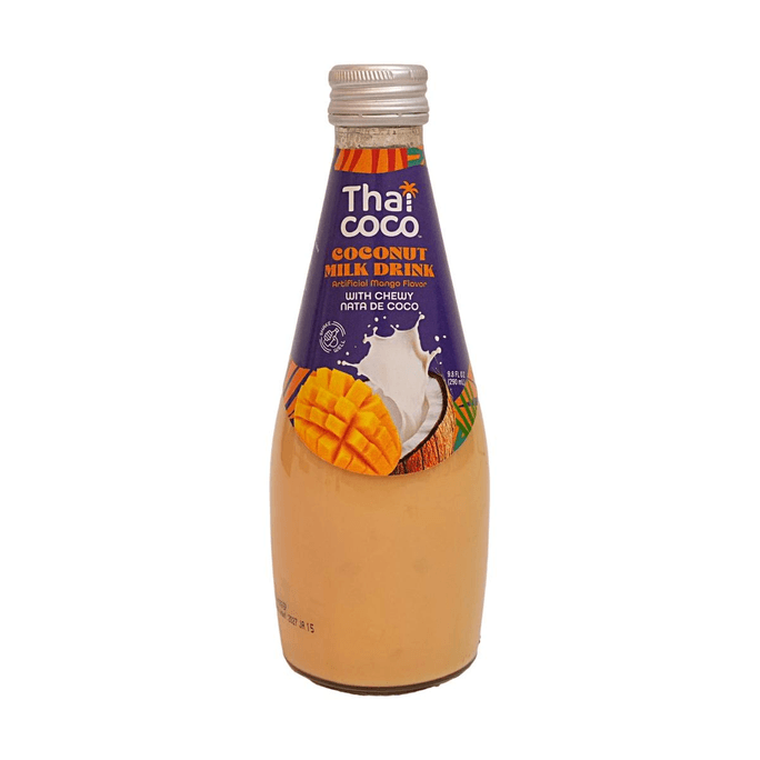 ココナッツミルクドリンク マンゴー風味 ナタデココ入り 9.8 fl oz