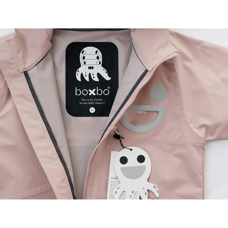 BOXBO Kids Wistiti Windbreaker Rain Jacket Pink 9-10Y | Yami