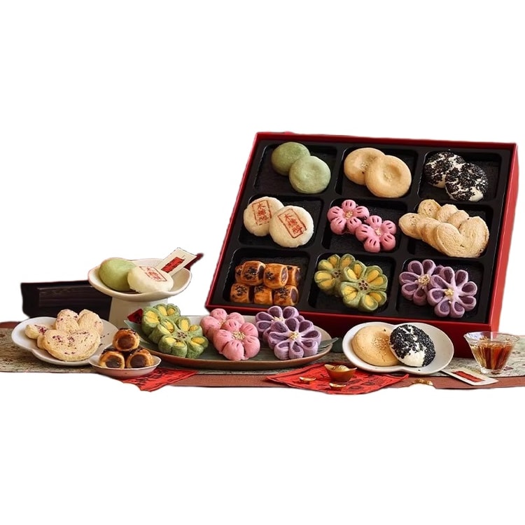 Splendid Treasure Box Pastry Set Hangzhou Specialty Festival Gift