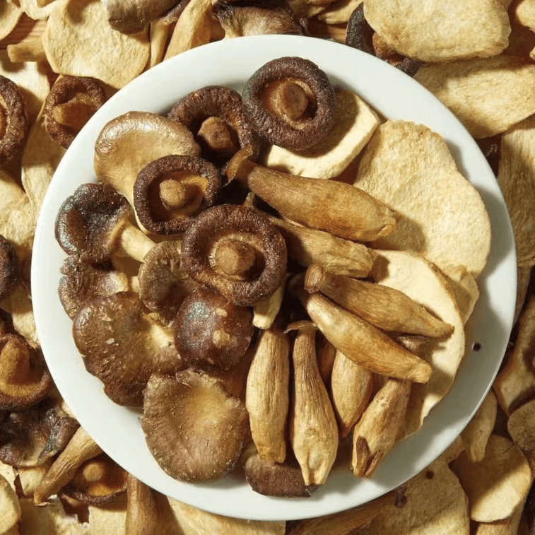 [Mixed Mushroom Crisps] Black Truffle Ham Flavor 120g - Ready-to-Eat Mixed Snacks With Crispy Shiitake Mushrooms 6