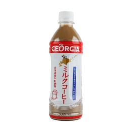 日本GEORGIA乔治亚 牛奶咖啡 拿铁饮料 500ml【北海道限定】