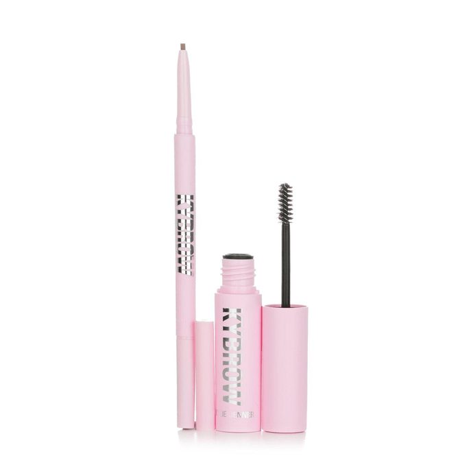 【香港直郵】Kylie Cosmetics凱莉詹娜 KyBrow Kit: Brow Gel 5ml + Brow Pencil 0.09g - # 003 Cool Brown 2pcs (臨期促銷)