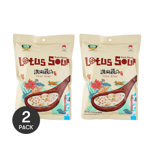 Lotus Soup Pork Flavor, 31.7 oz *2【2 Packs】