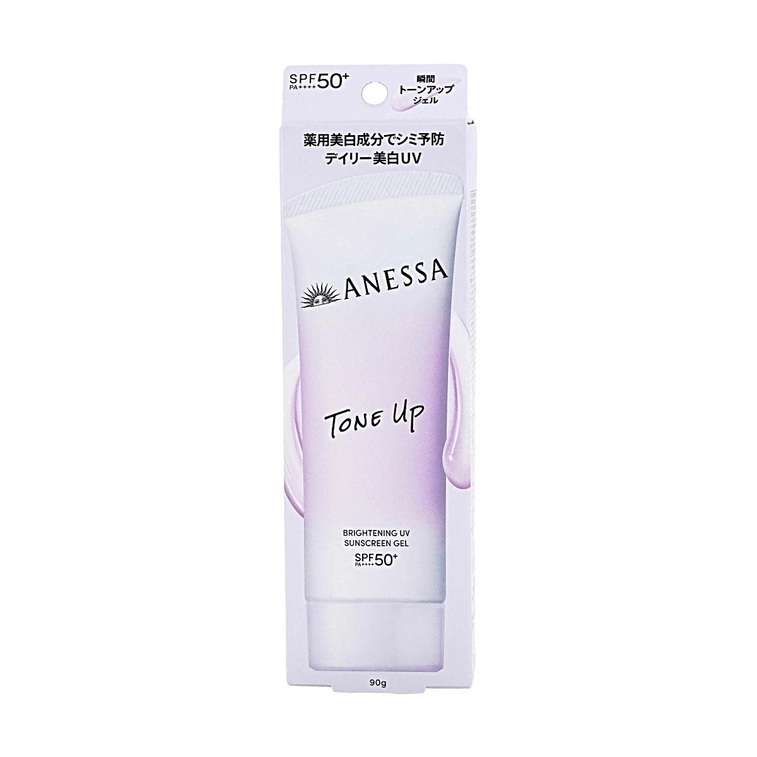 アネッサ トーンアップ ブライトニング UV サンスクリーン ジェル、SPF50+ PA++++、3.17オンス 6