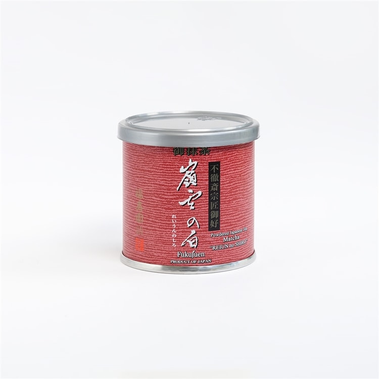 日本福壽園禦抹茶嶺雲之白抹茶粉20g 罐裝- Yami