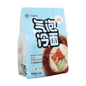 Sparkling Cold Noodles Wheat Flavor 19.75oz【Ready in 1 Minute】【Refreshing Sparkling Soup】