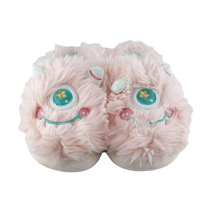 Slippers 9358 Cyclops Elf Cotton Slippers Pink 36-37