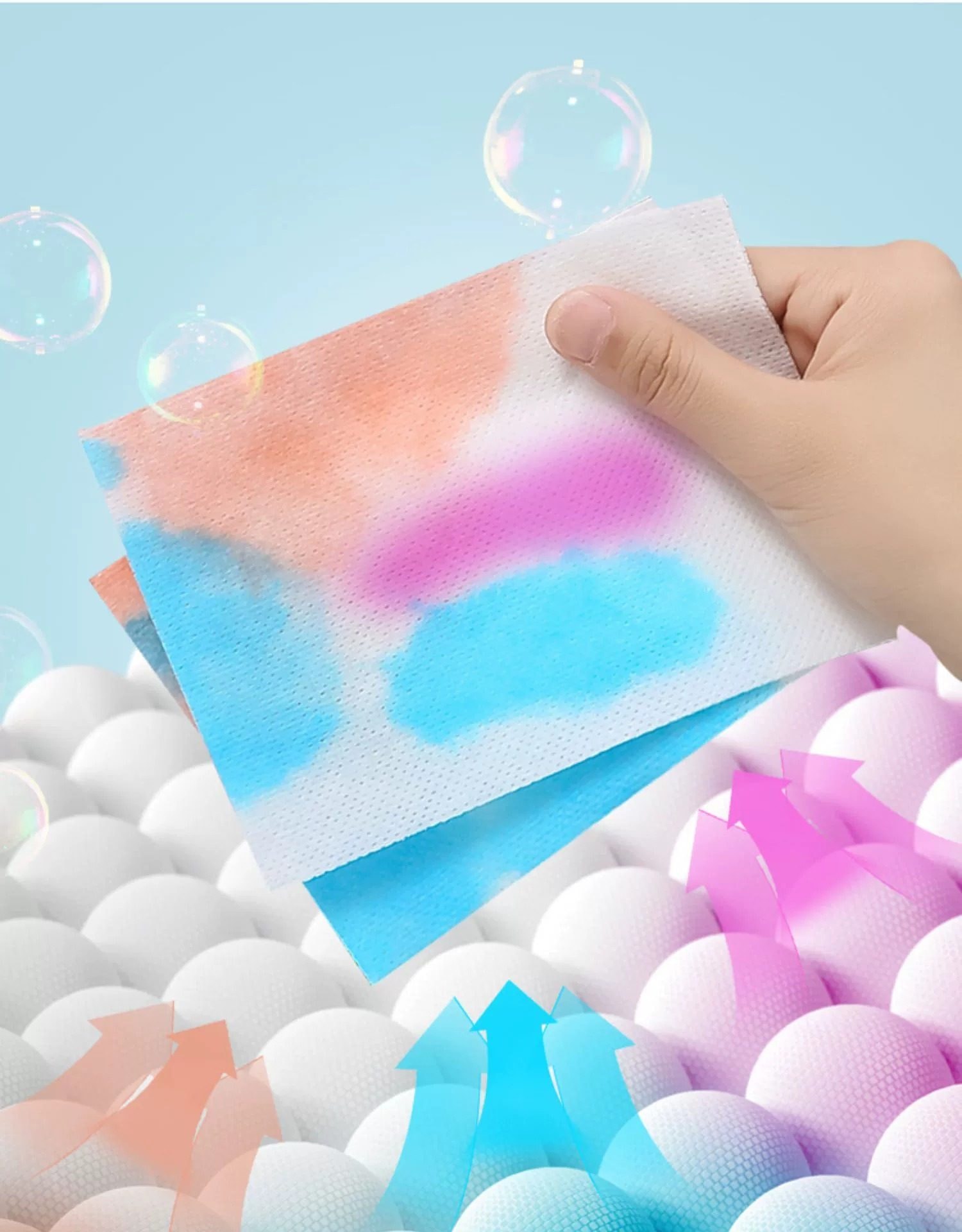 FaSoLa Life 防串染洗衣吸色片 50片/包 防衣串色 洗衣片吸色母片