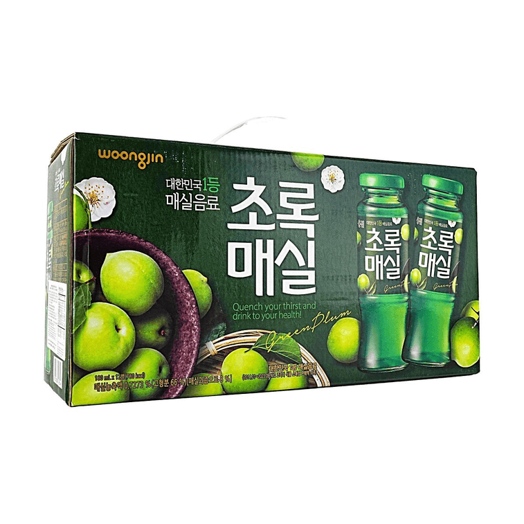 韓國WOONGJIN熊津 青梅汁飲料 禮盒裝 180ml*12瓶【酸甜清爽開胃】 4