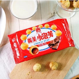 台湾IMEI义美 名产小泡芙 巧克力味 65g *5【5份超值装】
